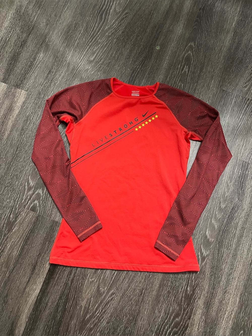 Nike “Live Strong” Pro Hyperwarm Long Sleeve Shirt